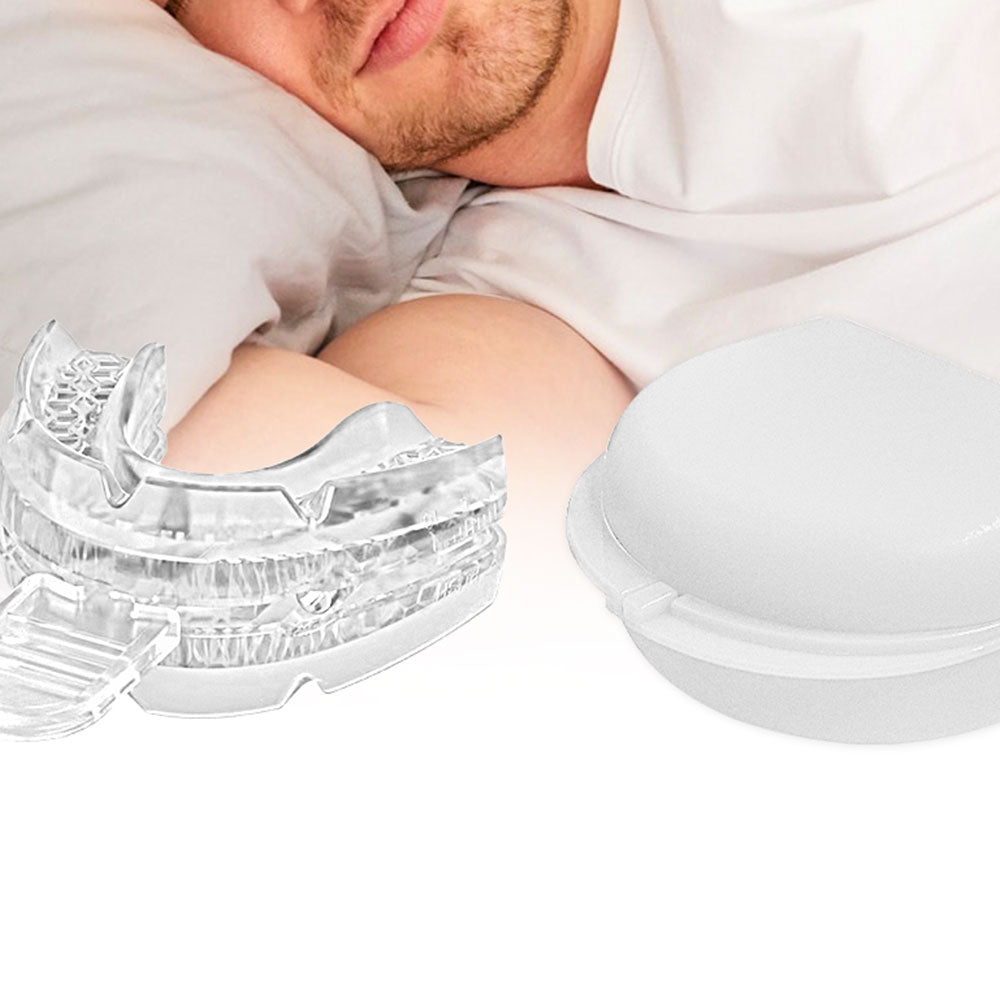 2Pcs Adjustable Anti-Snoring Aid Device Dream Hero Mouth Guard for Teeth Grinding