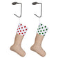 2 Pack 30mm Metal Straight Hooks for Christmas Stockings and Bags