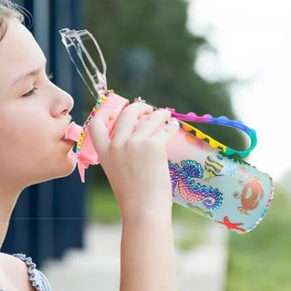 DIY Water Bottle with Stickers Attractive Decorate Your Own Water Bottle Kit