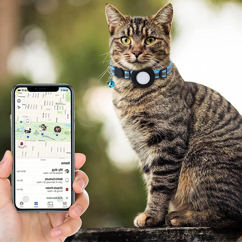 Adjustable Cat Collar Compatible with Apple Airtag