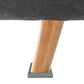 8 Pack Rubber Furniture Leg Floor Protectors with Anti Slip Textured Base