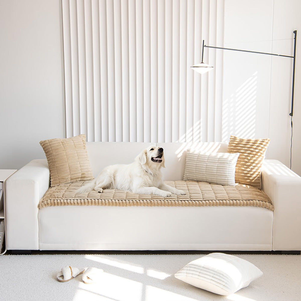 Sofa Covers Couch Cover for Dogs Washable Fuzzy Pet Couch Cushion
