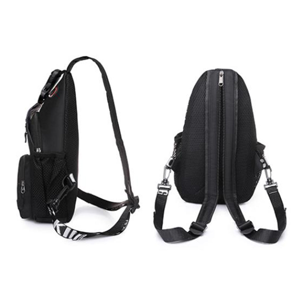 2Pcs Dual-use Water-resistant Chest Bag Outdoor Travel Shoulder Backpack
