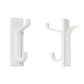 4 Pack Stainless Steel Double Adhesive Hooks with 3kg Capacity
