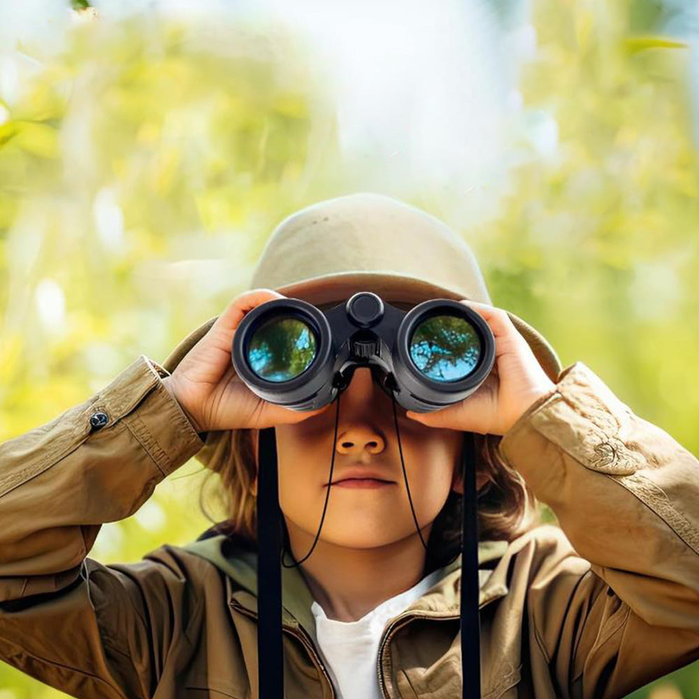 Kids Binoculars Adjustable Lightweight Telescope Toy for Birds Watching
