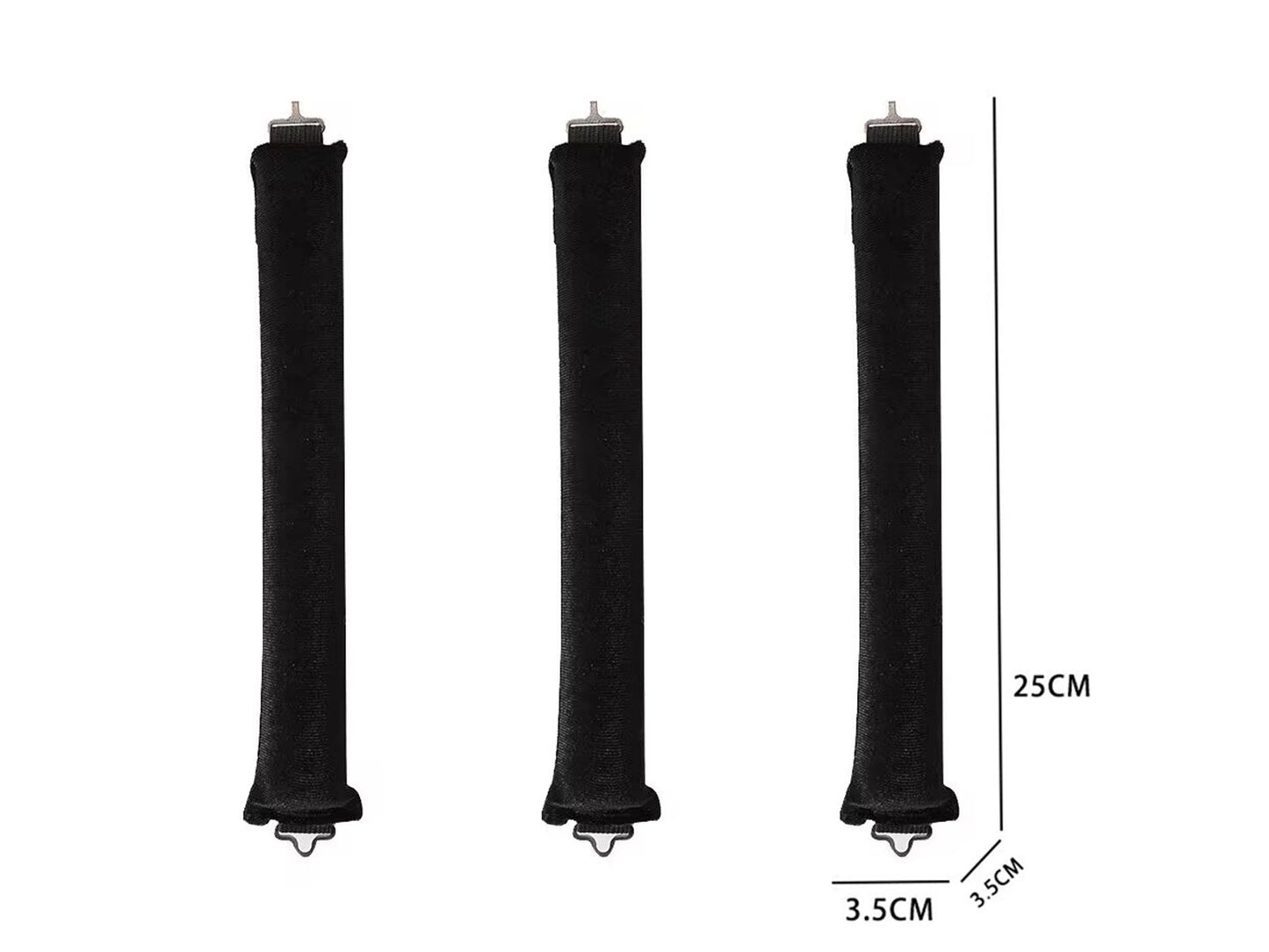 3Pcs Heatless Curling Rod Headband No Heat Wave Hair Curlers Sleep Overnight Set
