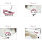 Manual Air Pressure Eye Cleaning Cup Clear Silicone Eye Cup
