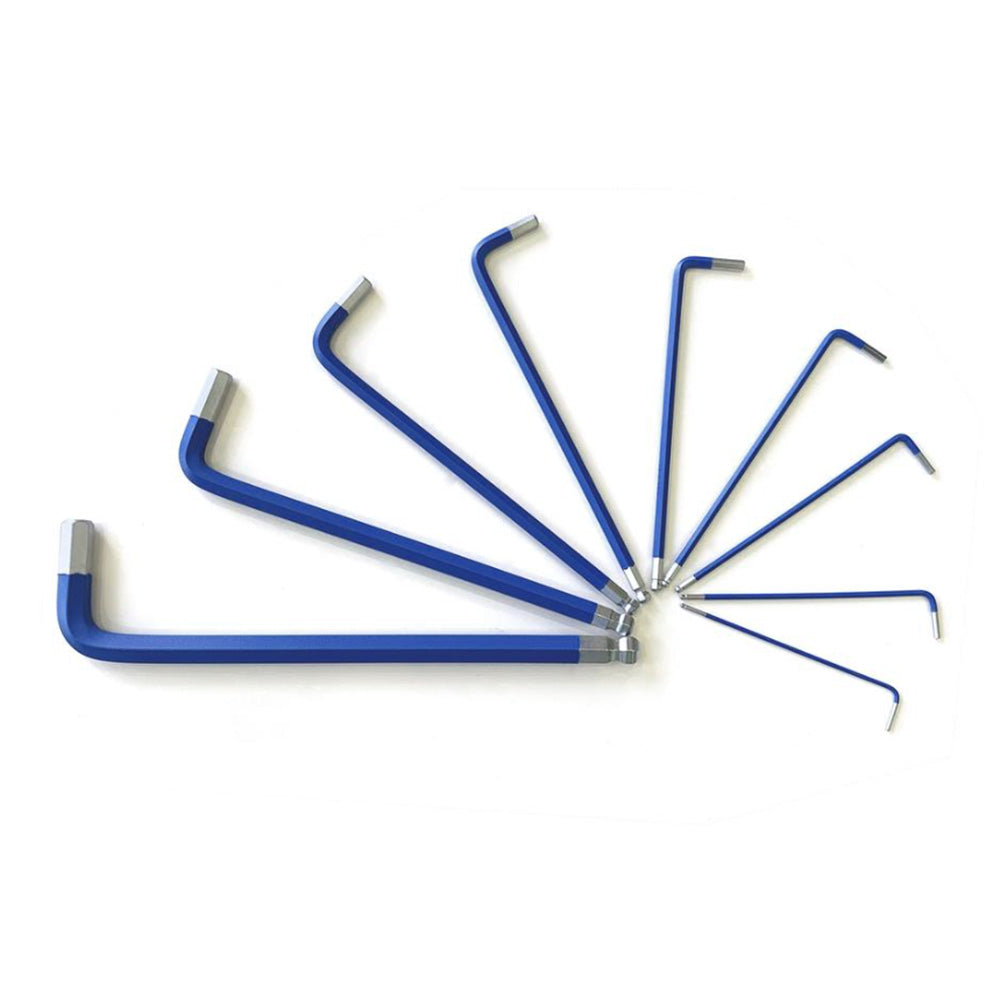 9Pcs Long Arm Ball End Hex Key Set with CRV Steel for Car and Motorcycle Repair