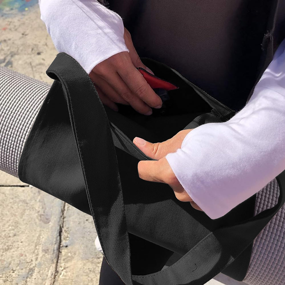Yoga Pilates Mat Bag Basic Shoulder Handbag Mat Carrier Pocket