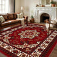 Large Floor Rug Crystal Velvet Vintage Boho Non-Slip Carpet for Bedroom Dining Room