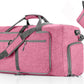Large Foldable Travel Duffel Bag Carry On Shoulder Duffle Bag With Shoe Compartment