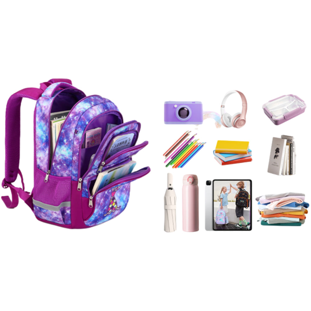 Kids Backpack Set with a Pencil Case and Insulate Lunch Bag