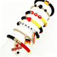 Colorful Soft Clay Football World Cup Bracelets Set for Aldults Soccer Fans