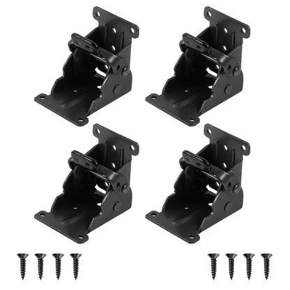 4Pcs 90 Degree Self Locking Folding Hinge for Tables Chairs and Workbenches