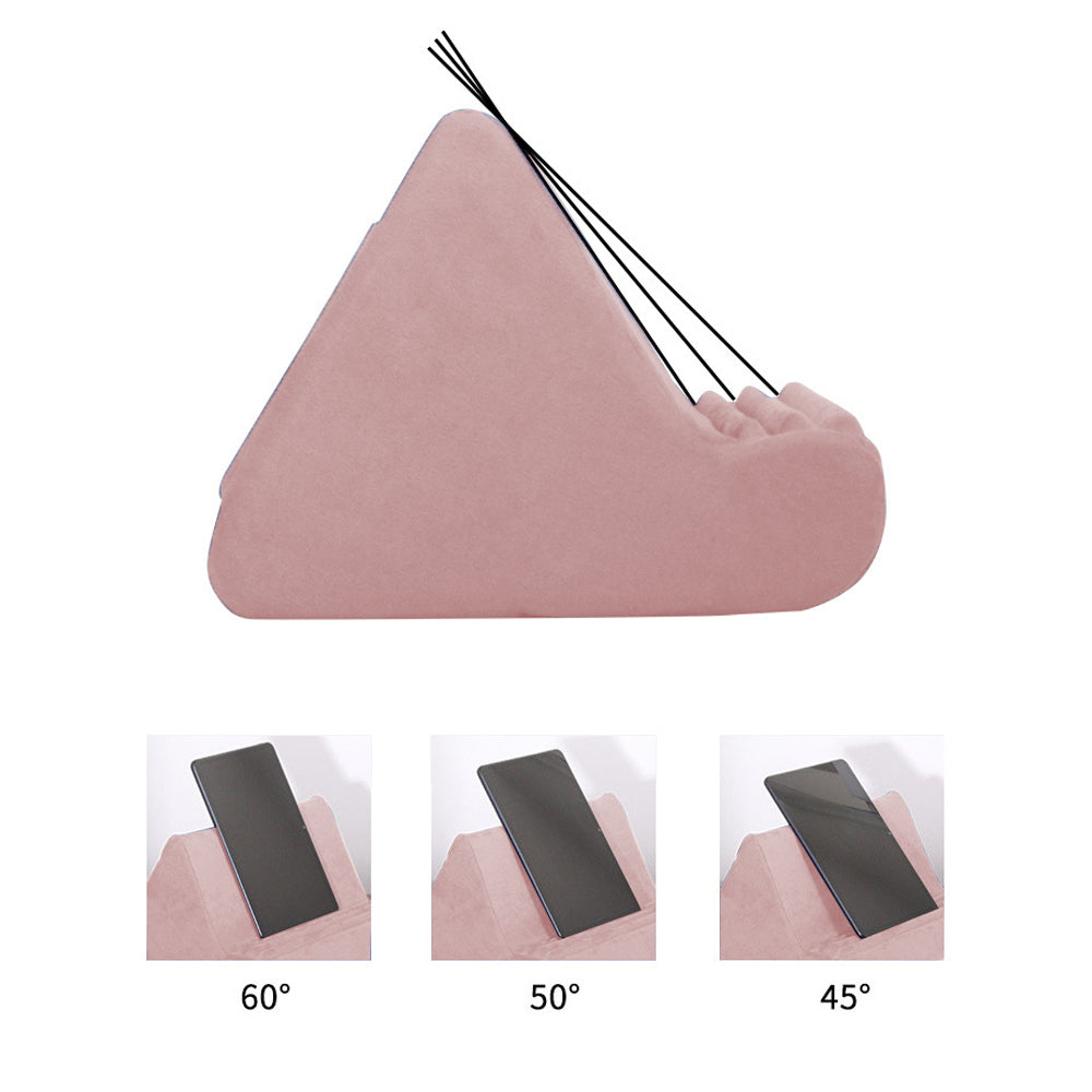 Multi-Angle Tablet Holder Compatible with iPads Lazy Holder Stand for Bed and Desk with 2 Pockets