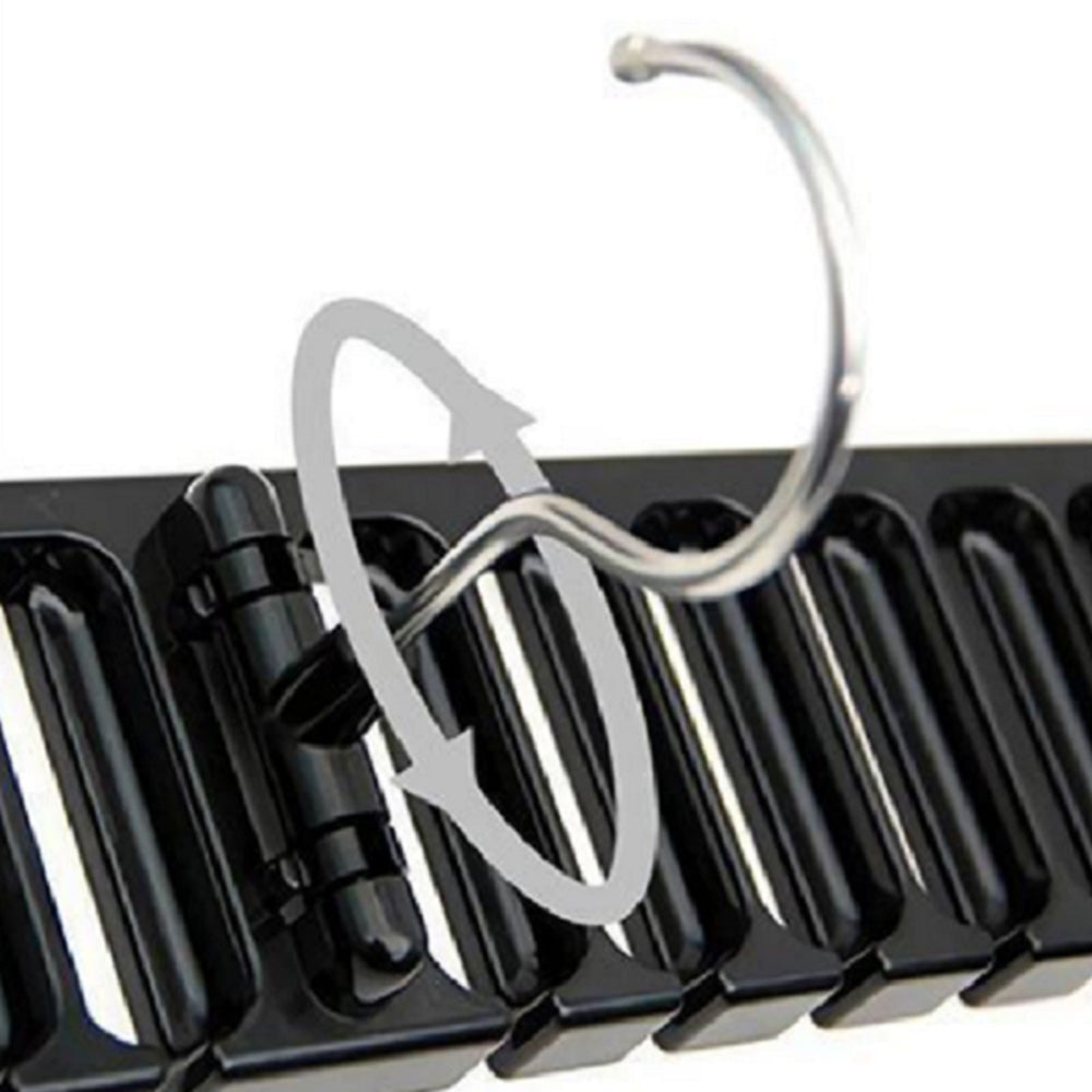 2Pcs Belt and Tie Hanger for Closet Organizer with 20 Hooks