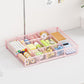 Expandable Desktop Drawer Organizer Basket with Adjustable Dividers for Home Office