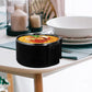 1200ML Large Ramen Bow with Lid Spoon Storage Bag Stainless Steel Food Container for Microwave