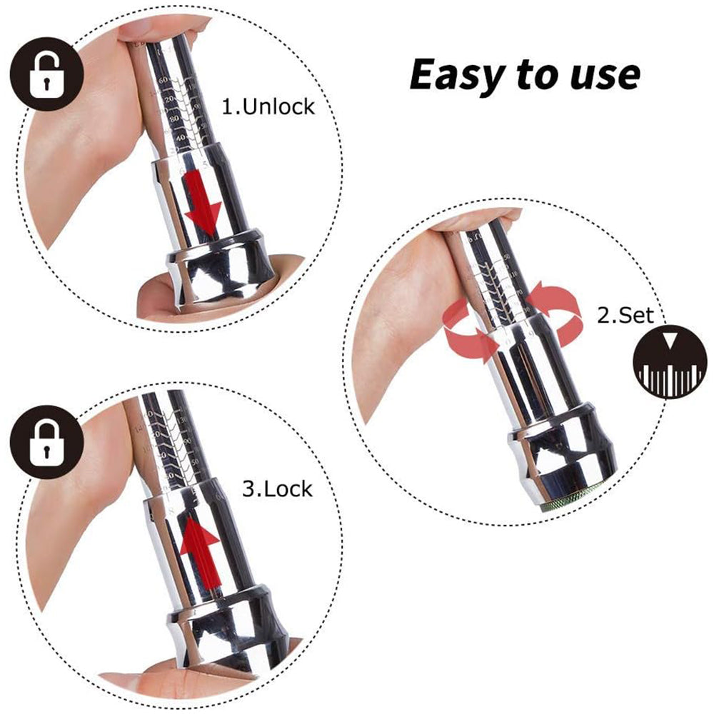 3Pcs 1/2 Inch Adjustable Torque Wrench