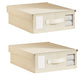 2Pcs 38x32x12CM Non-woven Foldable Bedding Storage Cubes Bag