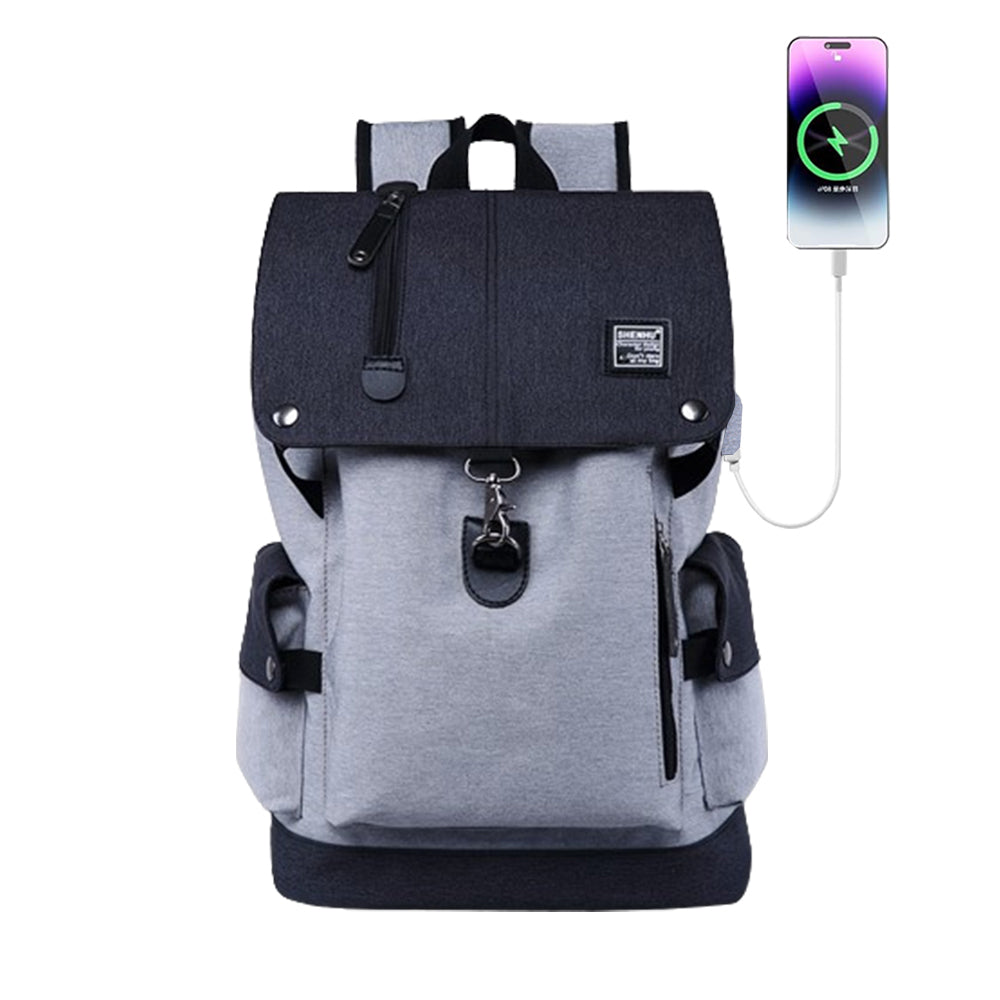 Large Capacity Anti-Theft Travel Backpack with USB charging