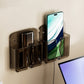 2 PCS Wall Phone Holder No Drill Adhesive Remote Control Organizer for Home Office