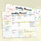 Weekly To Do List Notepad Undated Planner With 52 Sheets Weekly Planner