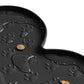 Dog Food Mats for Floors Waterproof Silicone Dog Bowl Mat with Raised Edge