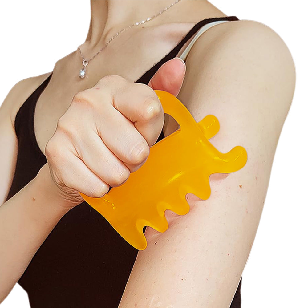 Back Massager Handheld Acupressure & Gua Sha Tool for Full Body Muscle Relief