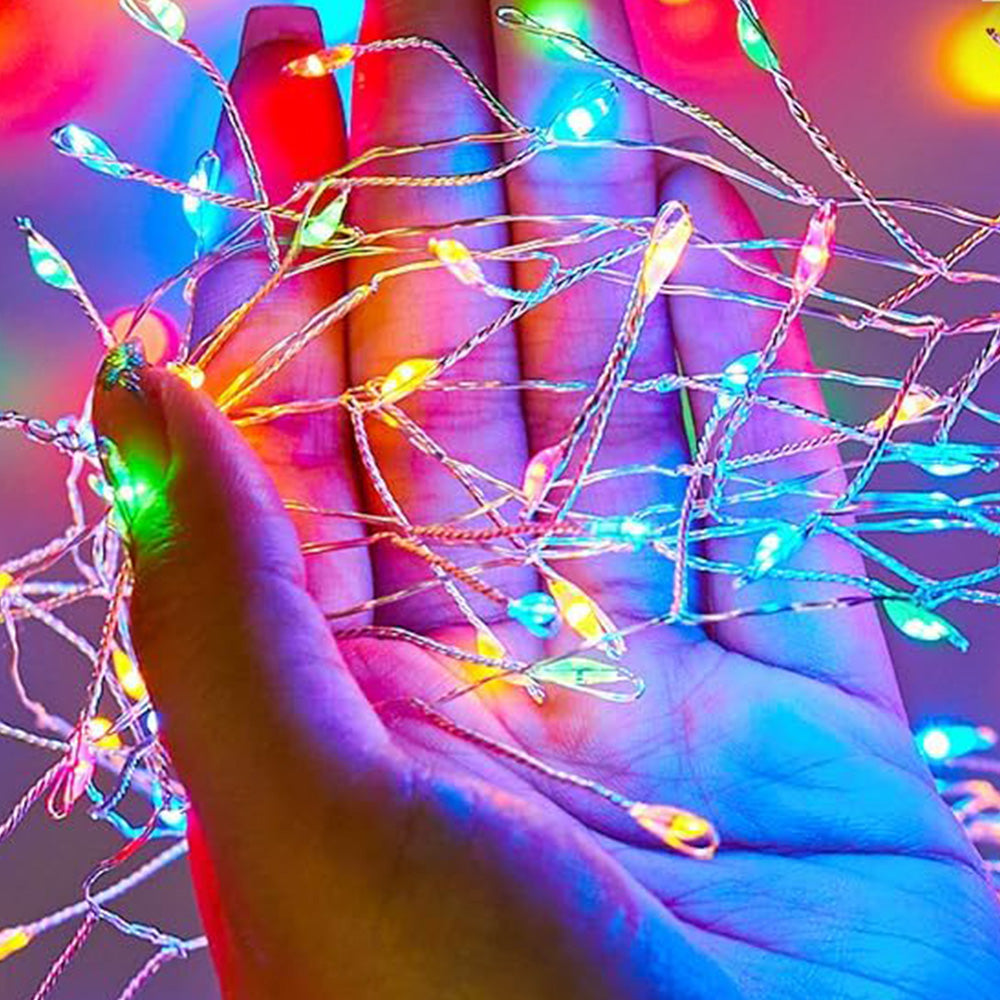 Solar String Lights Outdoor Waterproof Fairy Lights for Patio Balcony-Style 3