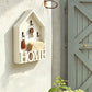 Vintage Key Holder Wall Mount with 3 Metal Hooks Key Rack for Entryway Living Room