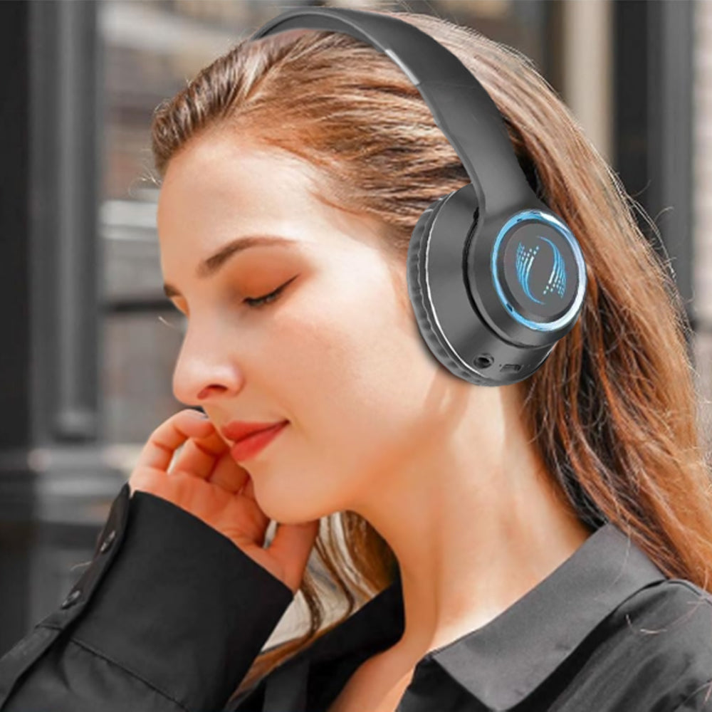 2Pcs Wireless Bluetooth Over-Ear Headphone with Noise Cancelling