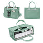 Tote Bag for Women With Compartments Canvas Crossbody Bags for Laptop Book