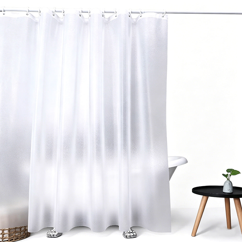 Shower Curtain PEVA Thickened Curtain Liner 180x180cm with Rustproof Grommets and Hooks
