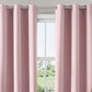 100 Percent Blackout Curtain Panel with Black Liner Heat & Light Blocking Drapes