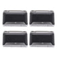 4Pcs LED Solar Fence and Step Lights for Outdoor Garden Stairs and Deck