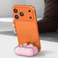 Case Cover with Lock Button and Phone Stand Protective Case for AirPods 4