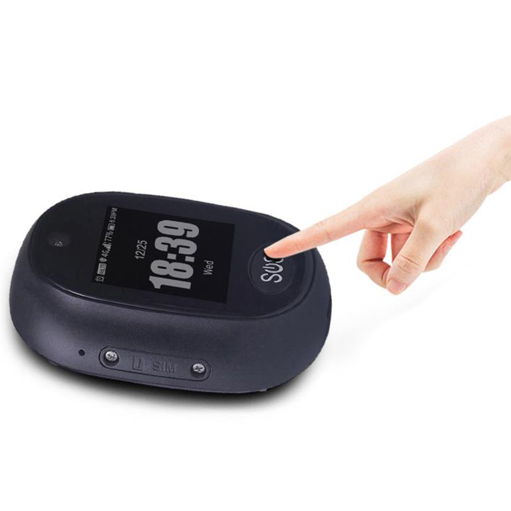 4G Personal Real-Time SOS Tracker for Kids and Elderly with Lanyard
