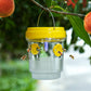 2Pcs Solar Powered Wasp Traps for Bees Hornets Outdoor Hanging Garden Protection