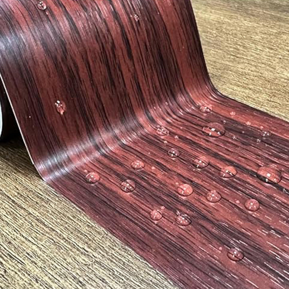 Peel and Stick Wood Grain Border Waterproof Sticker Self Adhesive for Wall