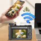 Digital Camera with Flip Screen WIFI Remote Control Vlogging Camera