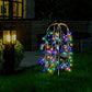 100/200LEDs Solar Firecracker Fireworks Light Outdoor Garden Stake Light