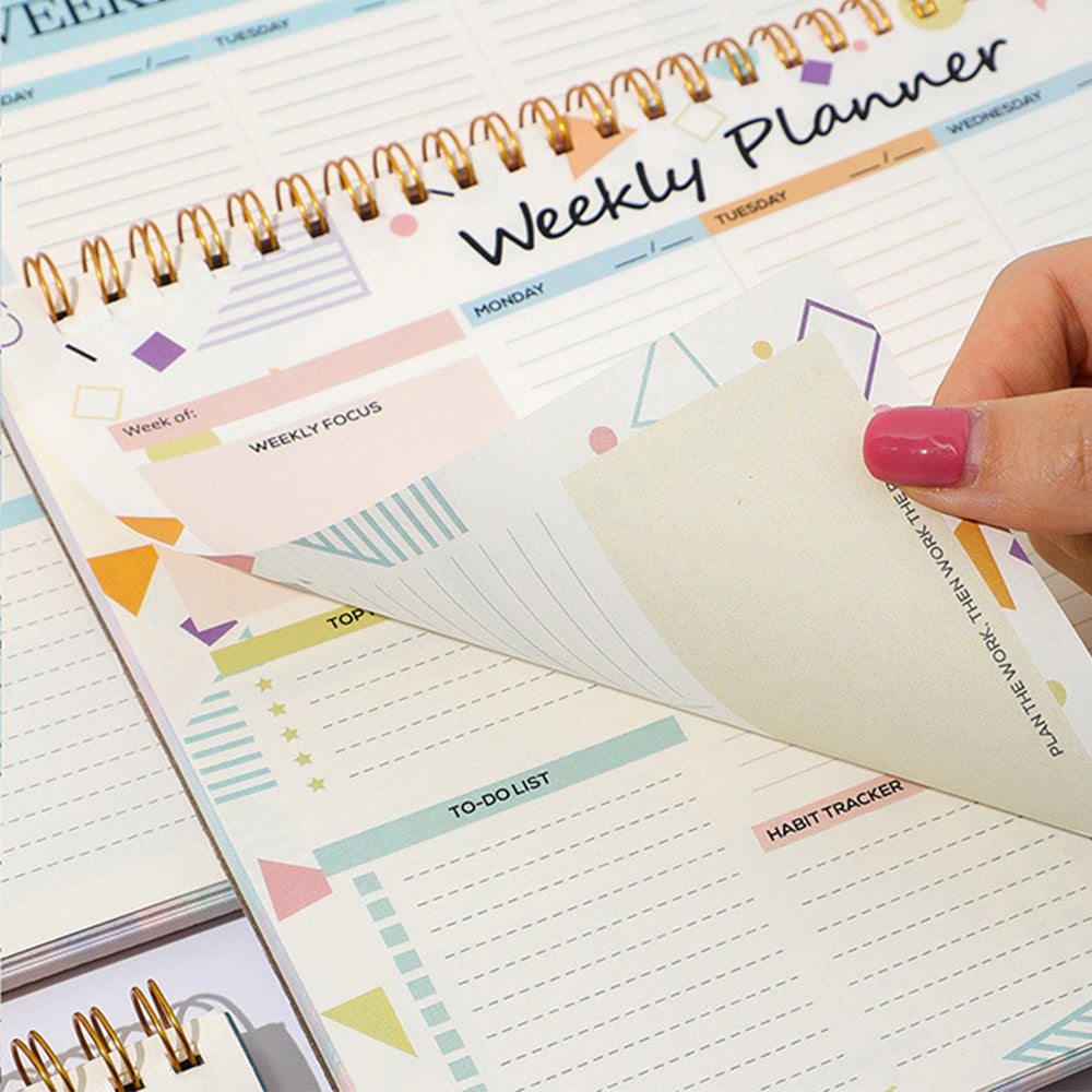 Weekly To Do List Notepad Undated Planner With 52 Sheets Weekly Planner