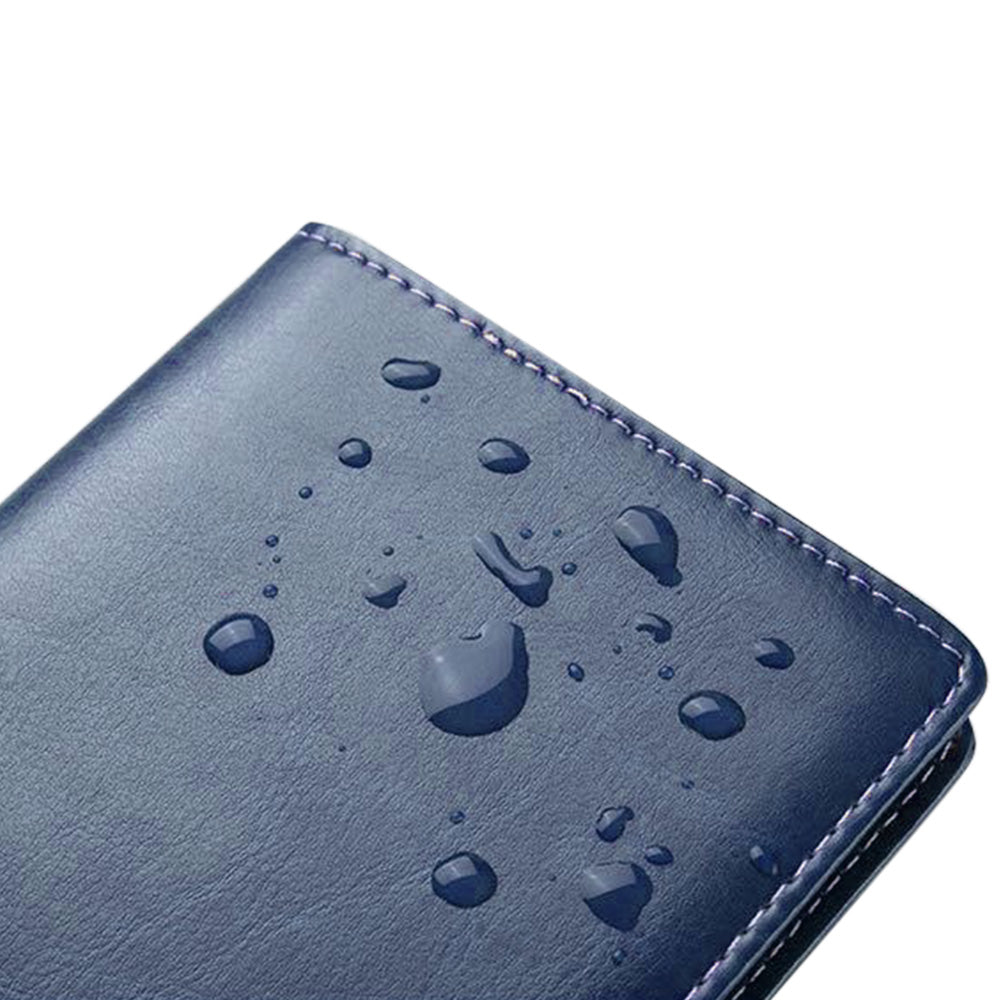 Portable Leather Business Card Holder Album 120-Slot Capacity