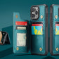 Wallet Case for iPhone 16 Pro Max iPhone16Pro Max 16Pro with Card Holder and RFID Blocking-Green