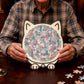 135 Pieces Colored Cat Shaped Wooden Jigsaw Puzzle With Stand For Cat Lovers