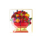 Pop-up 3D Flower Bouquet Greeting Card for Mother's Day-Roses