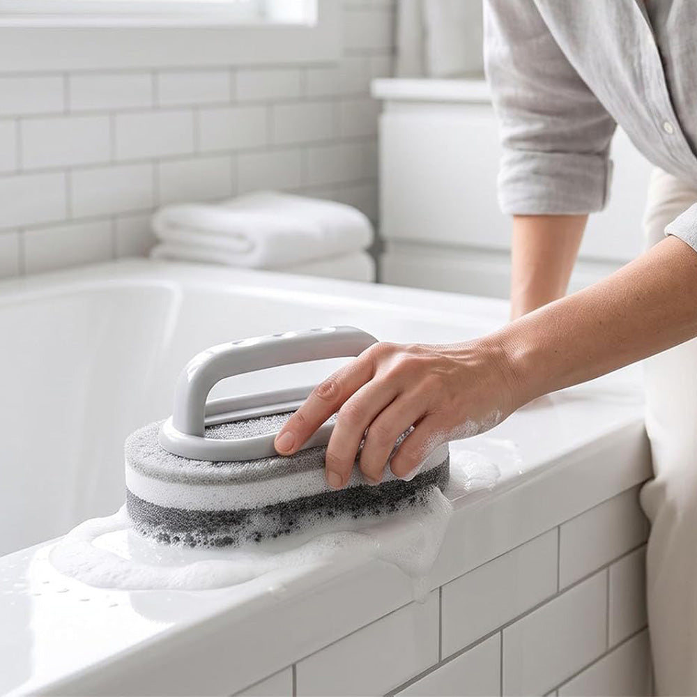 5 Piece Multi Layer Sponge Cleaning Brush Set for Kitchen and Bathroom