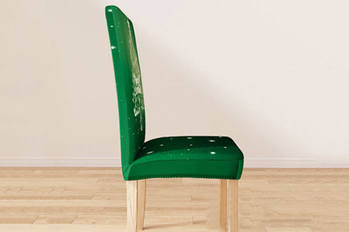 Christmas Chair Cover Slipcover for Dining Chairs for Christmas Parties and Holiday Decor
