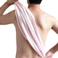 2Pcs Adult Exfoliating Washcloth Ultra-Long Back Scrubber for Shower Bath-Black